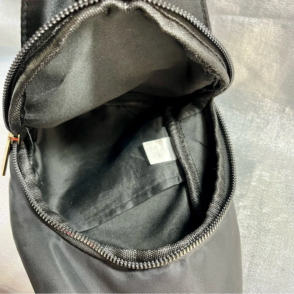 Kensie Sling Black Nylon Crossbody Bag Purse